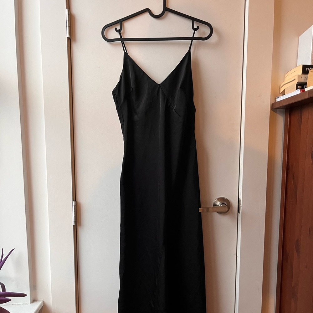 & other stories satin dress
